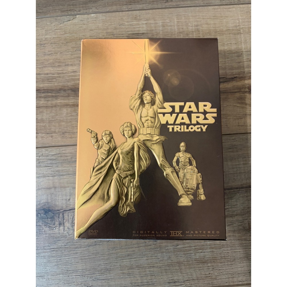 Star Wars Trilogy DVD Box Set 4-Disc Full Screen THX Mastered Original Trilogy